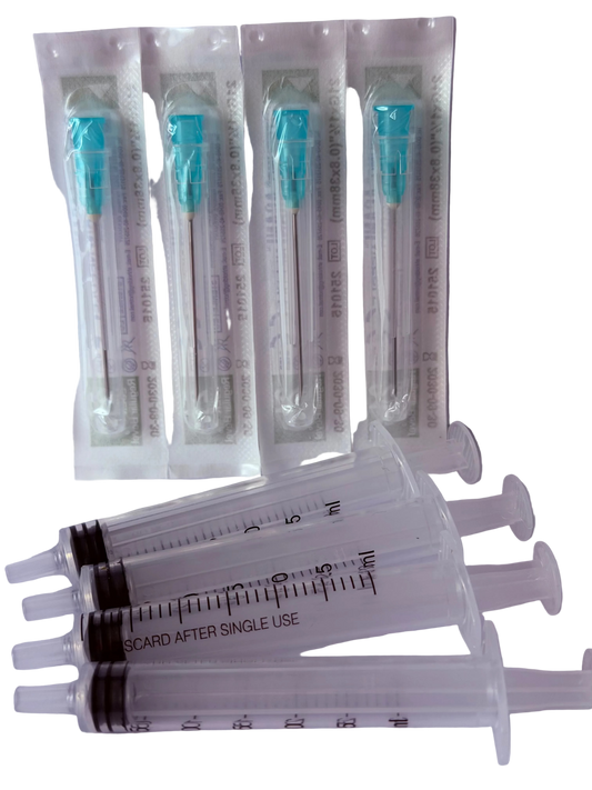 INK *REFILL MEDICAL QUALITY NEEDLES & SYRINGES FOR ACCURATE REFILLING