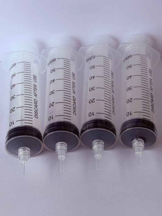 60ML SYRINGES WITH ATTACHMENTS FOR INK *REFILL